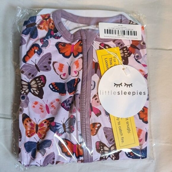 Little Sleepies Other - Little Sleepies Butterfly Kisses Zippy 0-3M NEW NWT NIB